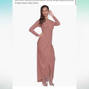 Long Sleeve Formal Dress